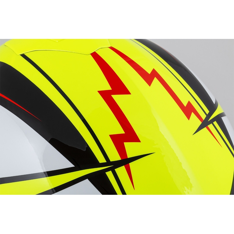 Integral Motorradhelm Cassida Integral GT 2.1 Flash fluo gelb-rot-schwarz-weiß
