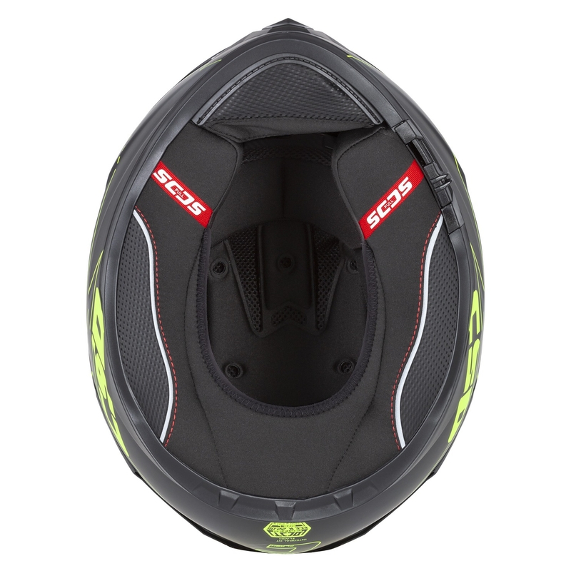 Cassida Integral GT 2.1 Flash schwarz-fluo gelb-grau Motorradhelm