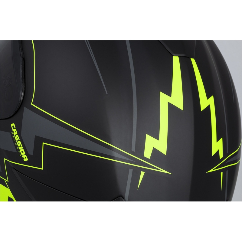 Cassida Integral GT 2.1 Flash schwarz-fluo gelb-grau Motorradhelm