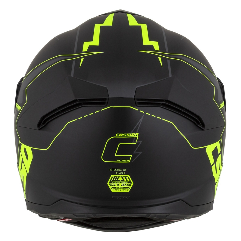 Cassida Integral GT 2.1 Flash schwarz-fluo gelb-grau Motorradhelm