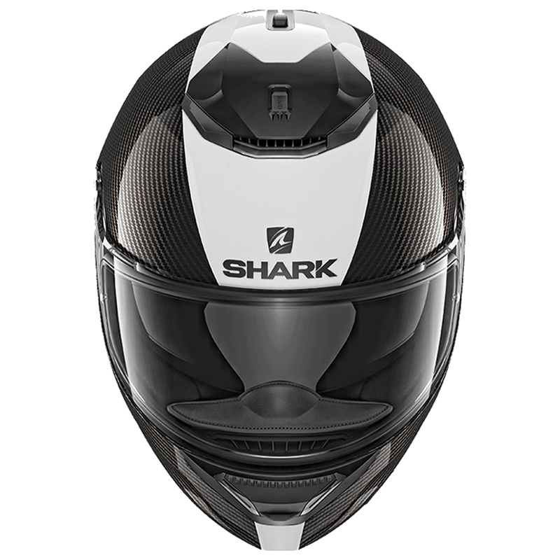 SHARK Spartan Spartan Carbon Skin 1.2 schwarz-weißer Integral-Motorradhelm