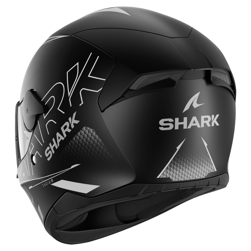 Integral Motorradhelm SHARK D-SKWAL 2 Cadium schwarz-grau matt