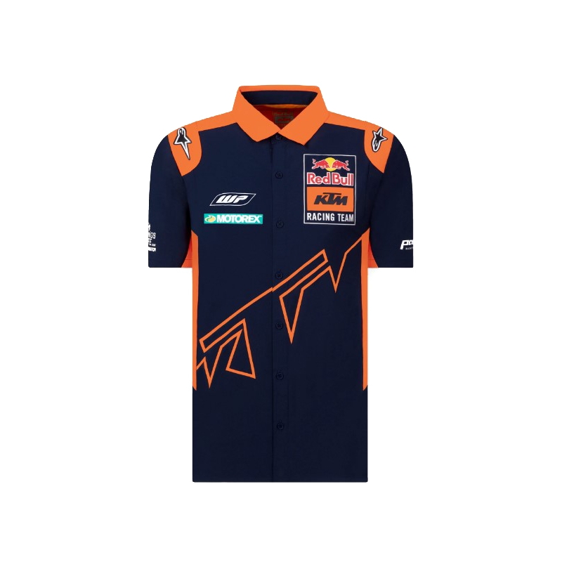 Košile KTM Red Bull Racing Official Teamline modro-oranžová výprodej