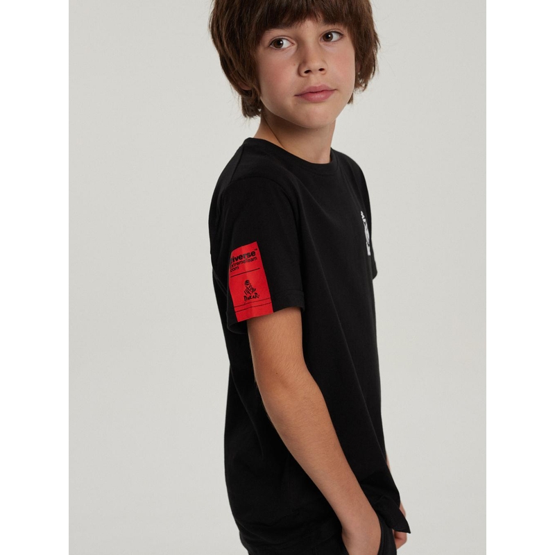 Kinder-T-Shirt DAKAR DKR KID 322 schwarz
