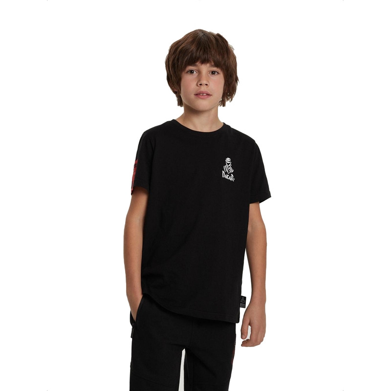 Kinder-T-Shirt DAKAR DKR KID 322 schwarz