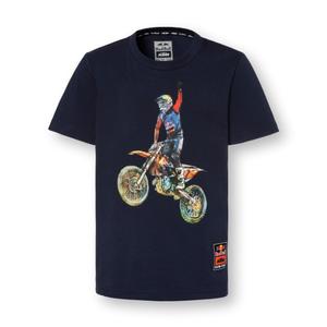 Dětské triko KTM Red Bull Jump modré