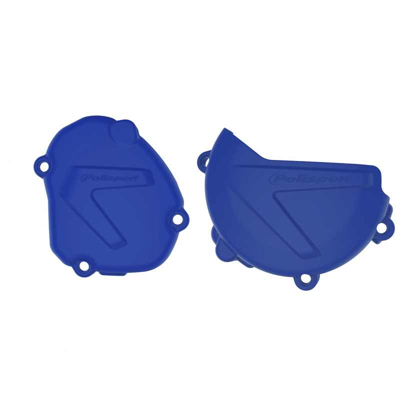 Clutch and ignition cover protector kit POLISPORT blau