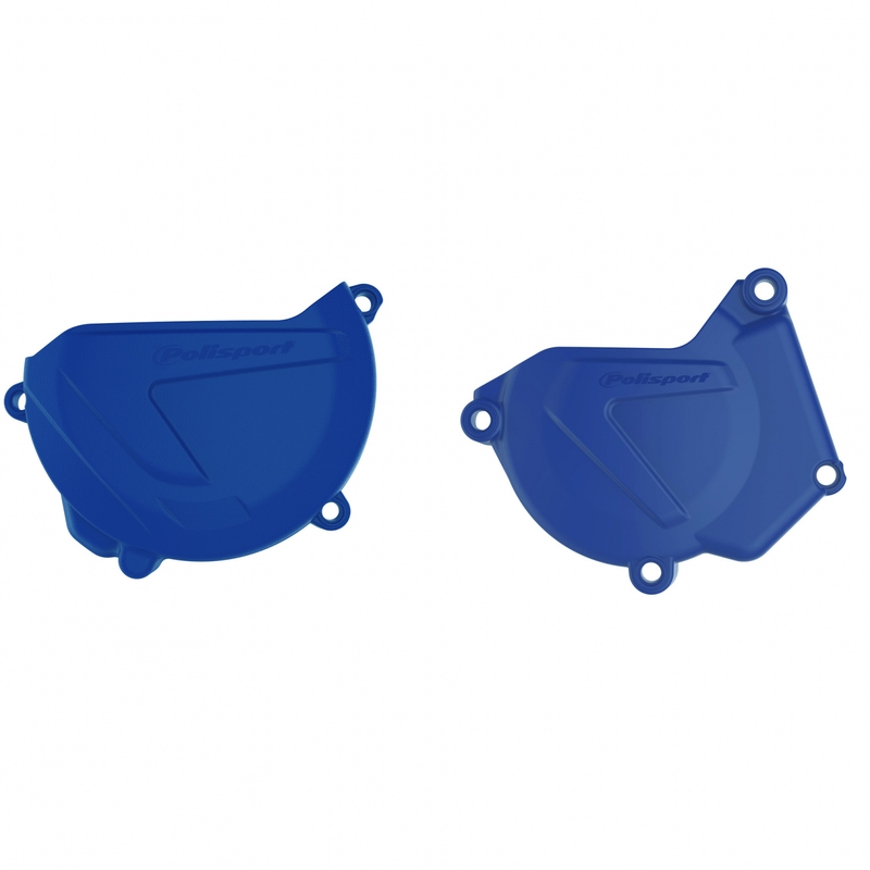 Clutch and ignition cover protector kit POLISPORT blau