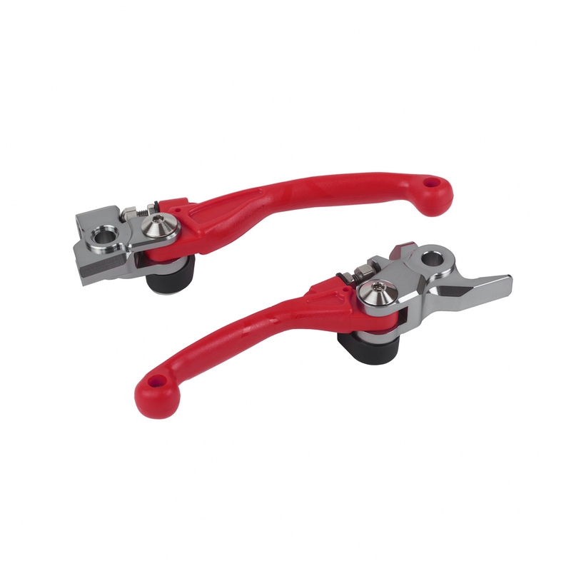Pivot lever set POLISPORT rot