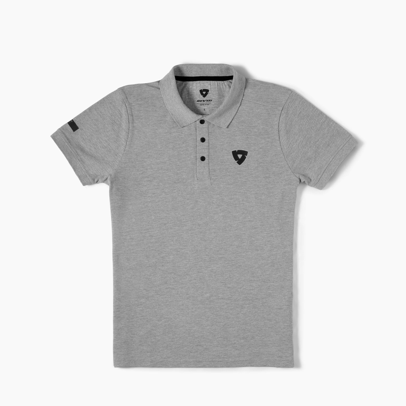 Poloshirt Revit Throwback grau Ausverkauf