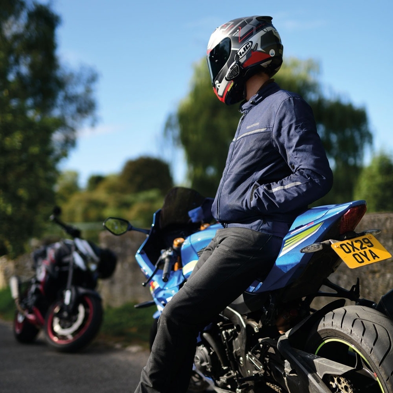 Oxford Arizona 1.0 Air Schwarze Motorradjacke