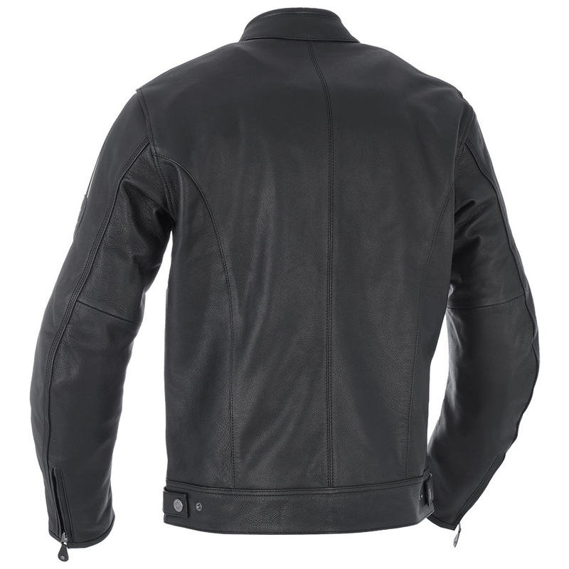 Oxford Bladon Motorradjacke aus schwarzem Leder Ausverkauf