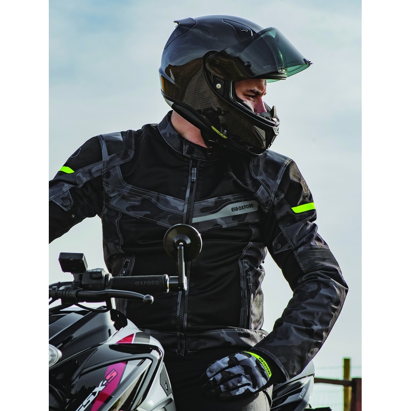 Oxford Dakar D2D Air Tarnfarbe grau Motorradjacke Ausverkauf