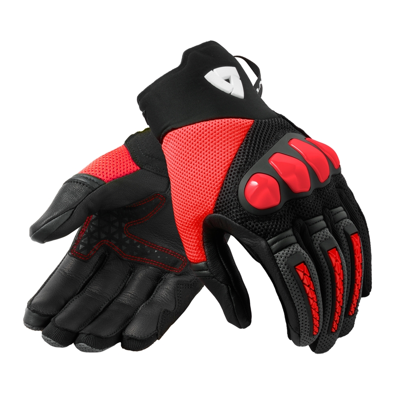 Revit Speedart Air Motorradhandschuhe schwarz-fluorrot Ausverkauf