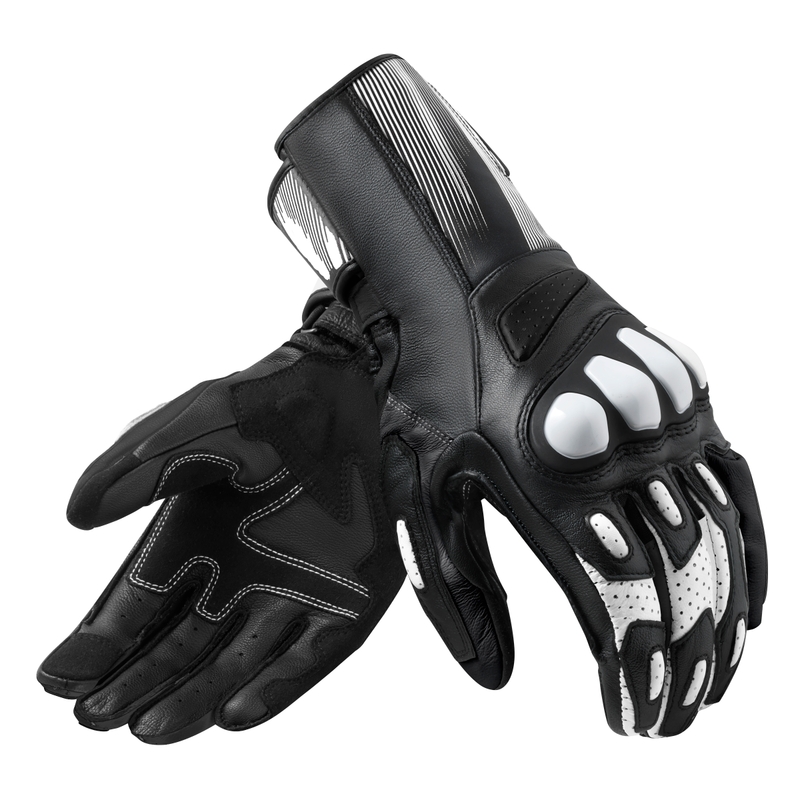 Motorradhandschuhe Revit Metis 2 schwarz und weiß