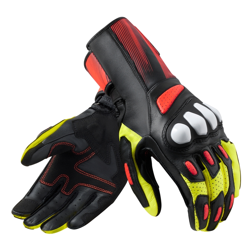 Motorradhandschuhe Revit Metis 2 schwarz-fluo gelb Ausverkauf