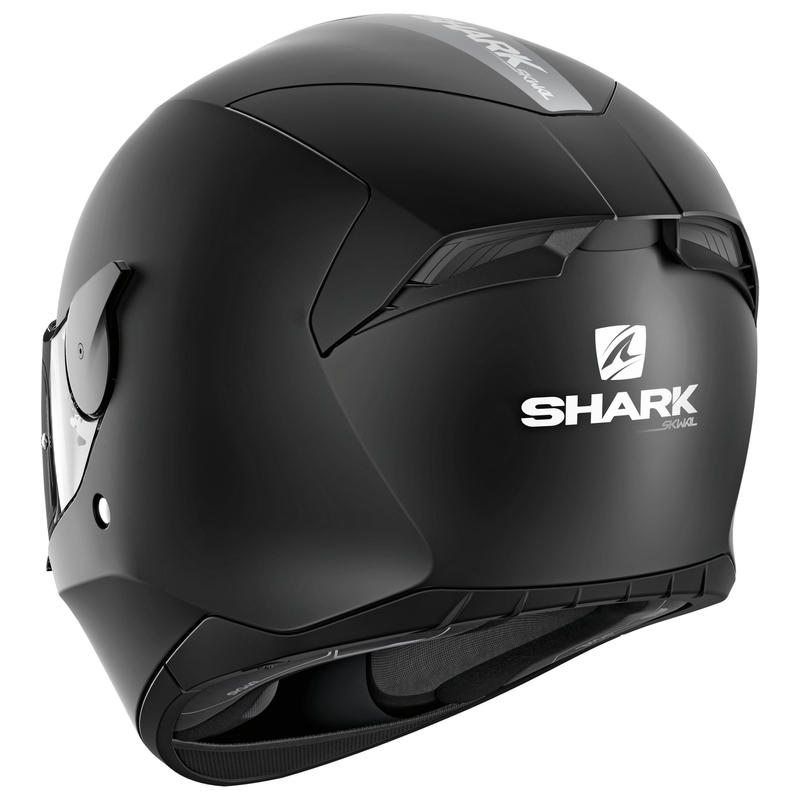 Integral Motorradhelm SHARK D-SKWAL 2 Blank schwarz matt