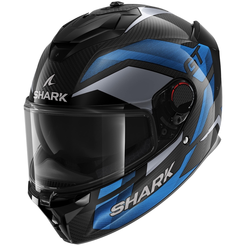 Integral Motorradhelm SHARK SPARTAN GT PRO Carbon Ritmo schwarz-blau