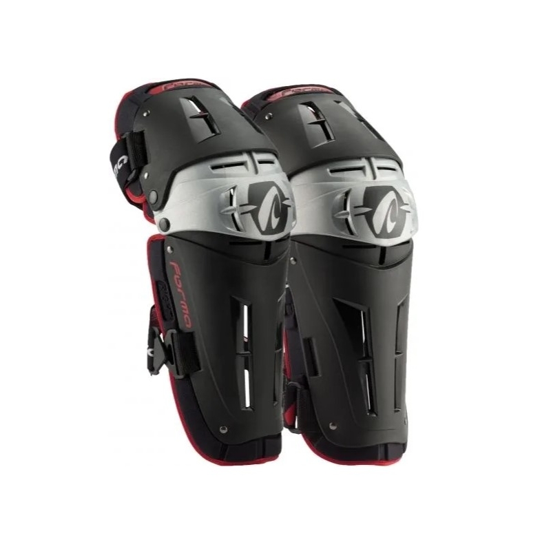 Knieschoner Forma Tri-Flex schwarz-silber-rot