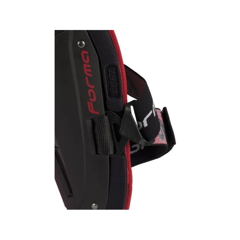 Knieschoner Forma Tri-Flex schwarz-silber-rot