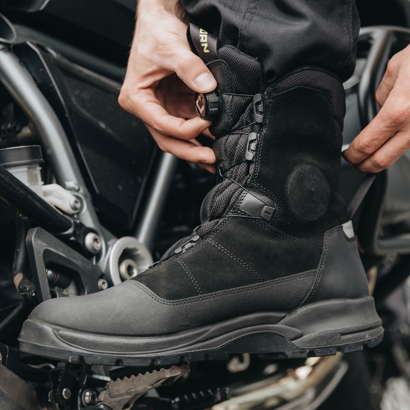 Rebelhorn Infinity Schwarz Motorradstiefel Ausverkauf