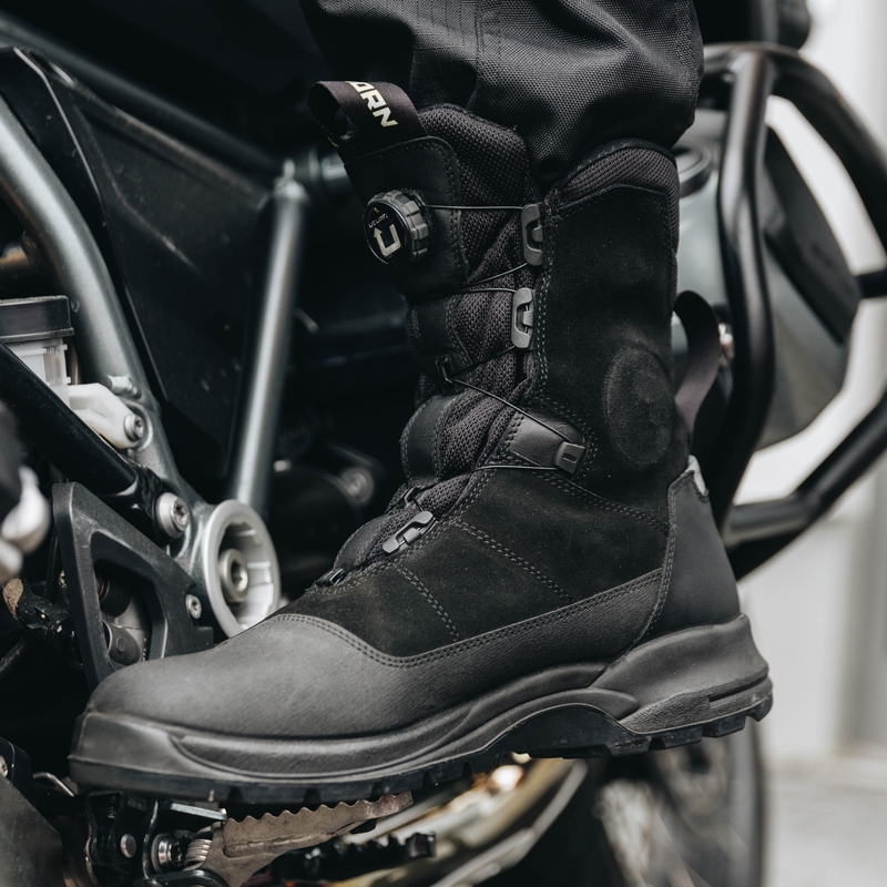 Rebelhorn Infinity Schwarz Motorradstiefel Ausverkauf