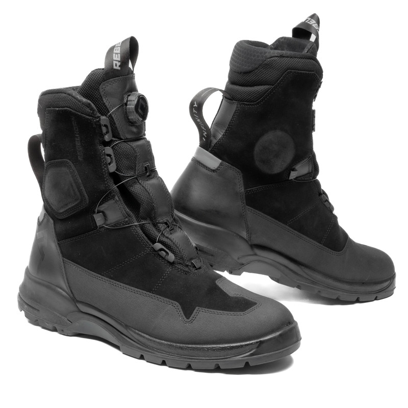 Rebelhorn Infinity Schwarz Motorradstiefel Ausverkauf