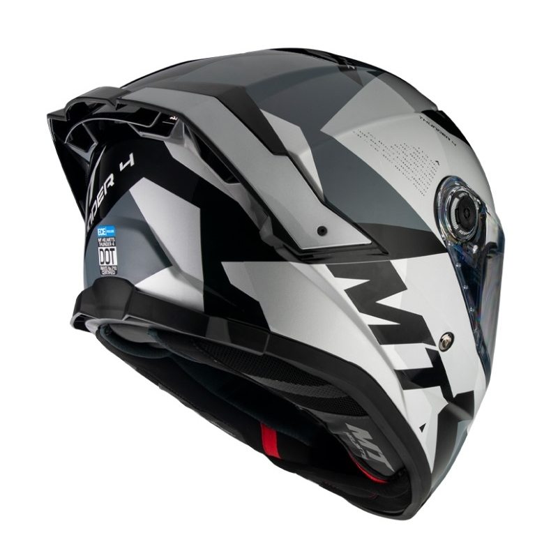 MT Thunder 4 SV Fade grau Integral Motorradhelm