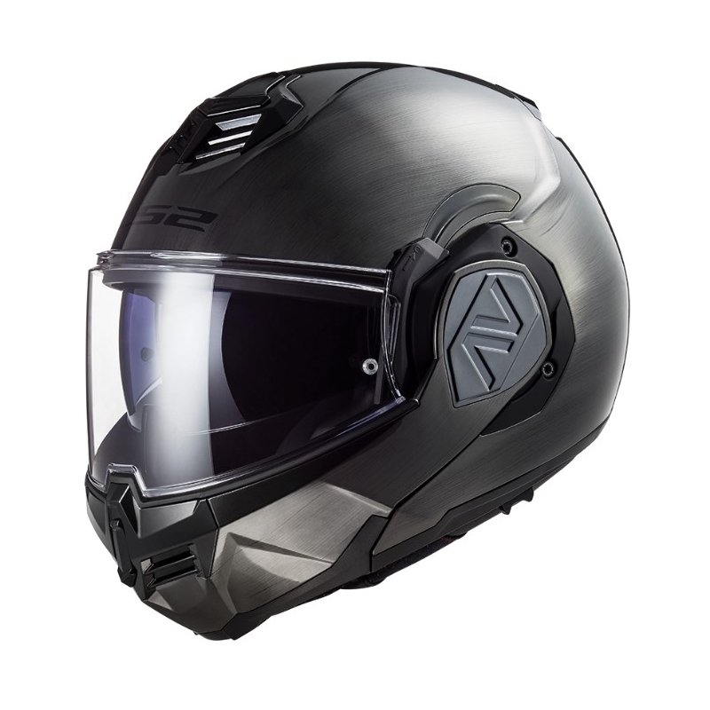 Klappbarer Motorradhelm LS2 FF906 Advant Jeans 06 grau