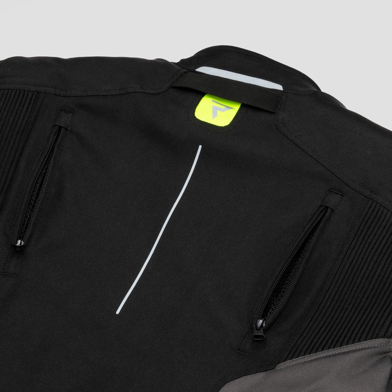 Rebelhorn Spark schwarz-grau-fluo gelb Motorradjacke Ausverkauf