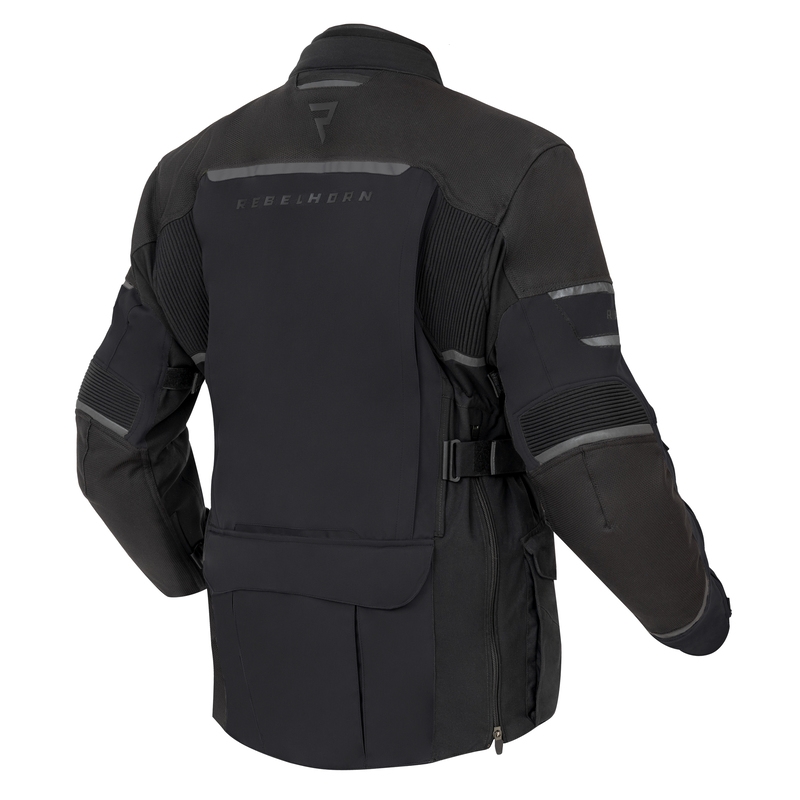 Rebelhorn Range Schwarze Motorradjacke