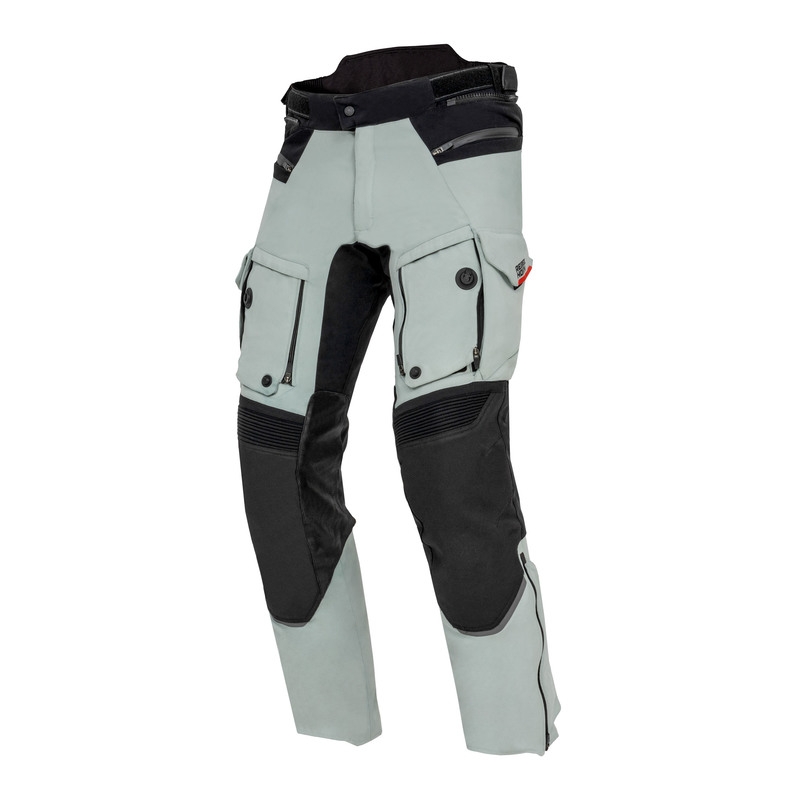 Rebelhorn Range Motorradhose grau-schwarz-rot