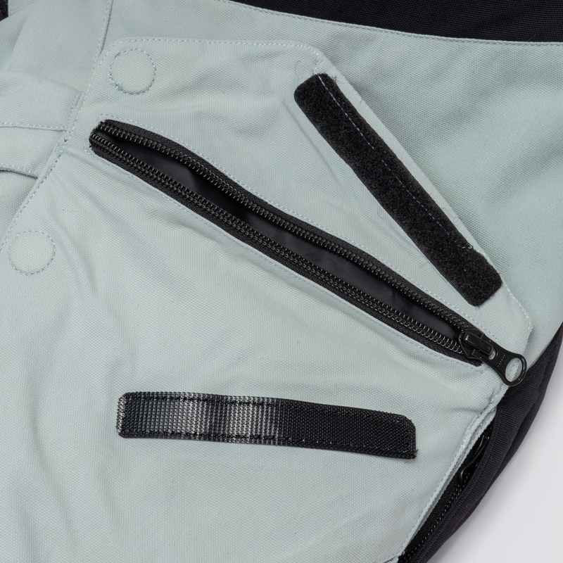 Rebelhorn Range Motorradhose grau-schwarz-rot