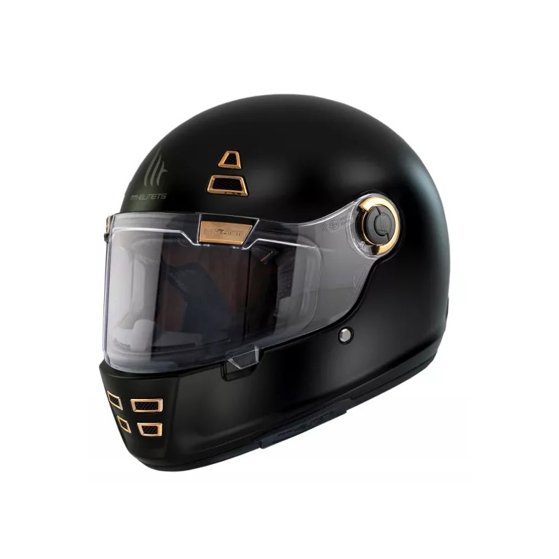MT Jarama Solid A1 Integral Motorradhelm schwarz matt