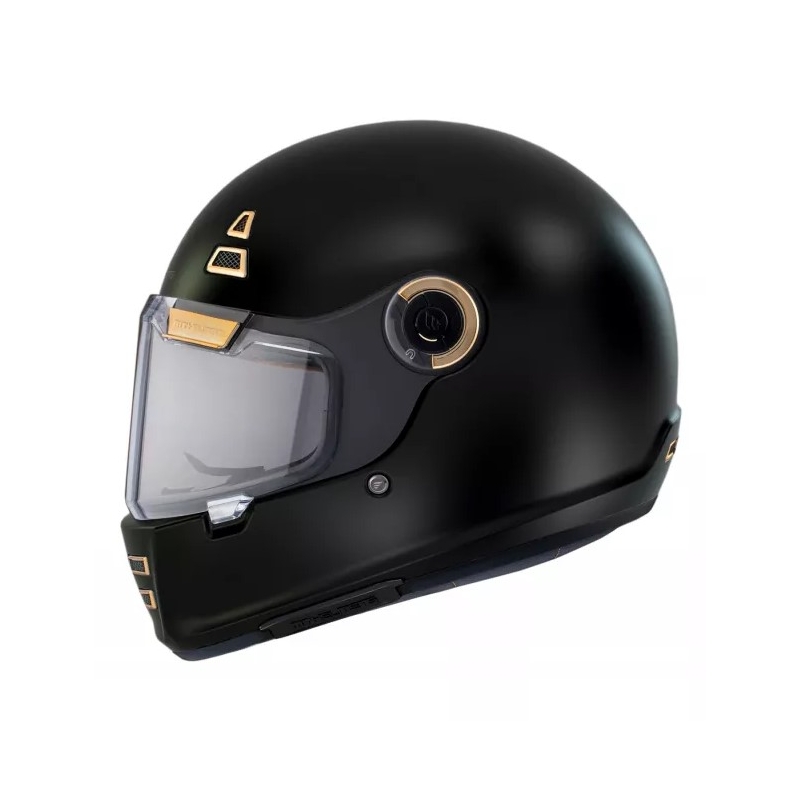 MT Jarama Solid A1 Integral Motorradhelm schwarz matt