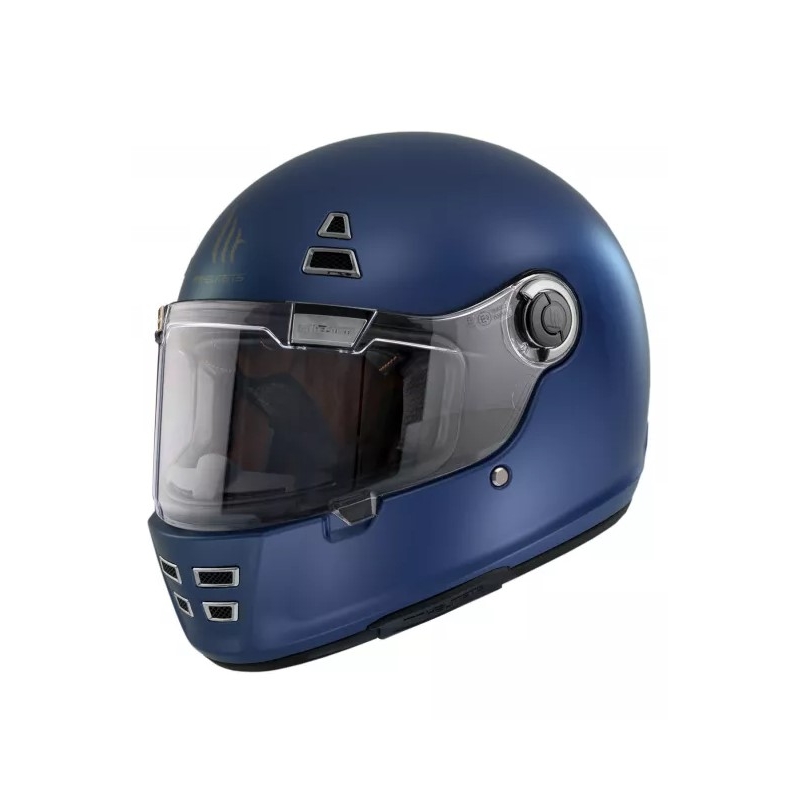 MT Jarama Solid A7 Integral Motorradhelm blau matt Ausverkauf