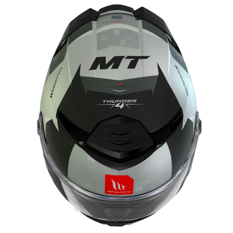 Integrierter Motorradhelm MT Thunder 4 SV Exeo schwarz-titan