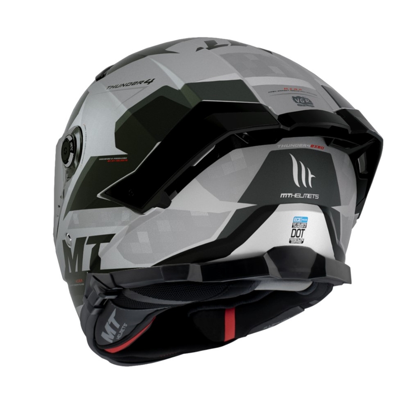 Integrierter Motorradhelm MT Thunder 4 SV Exeo schwarz-titan