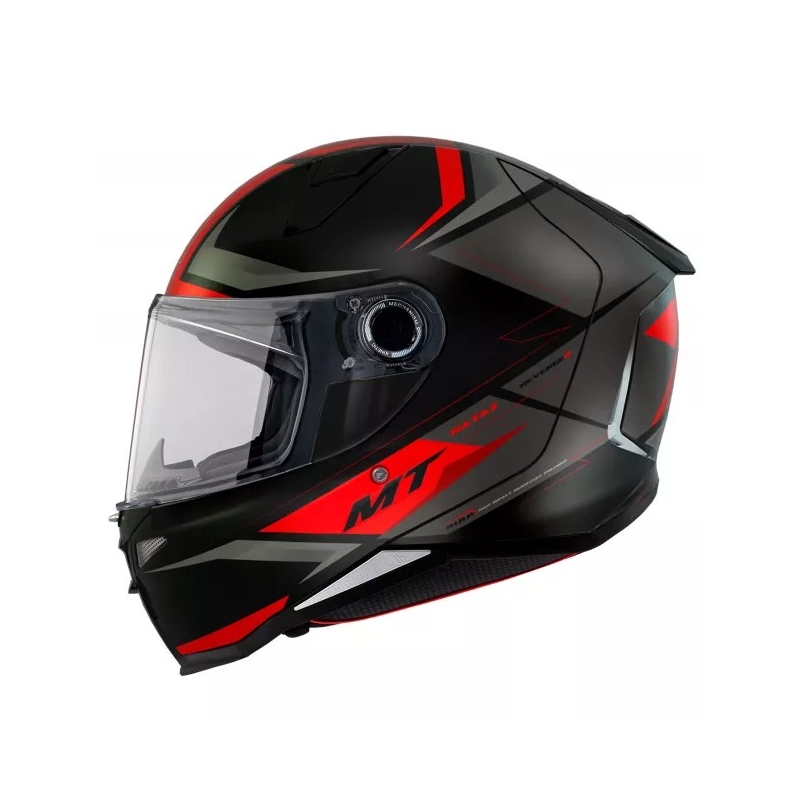 Integrální přilba na motorku MT Revenge 2 Hatax černo-červená výprodej