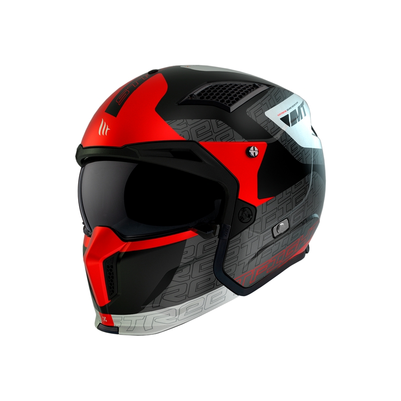 Jethelm MT Streetfighter SV Totem B15 schwarz-grau-weiß-rot Ausverkauf