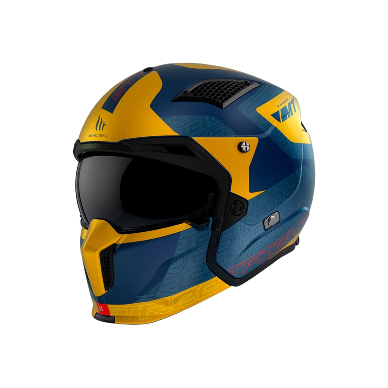 Jethelm MT Streetfighter SV Totem C3 blau-gelb