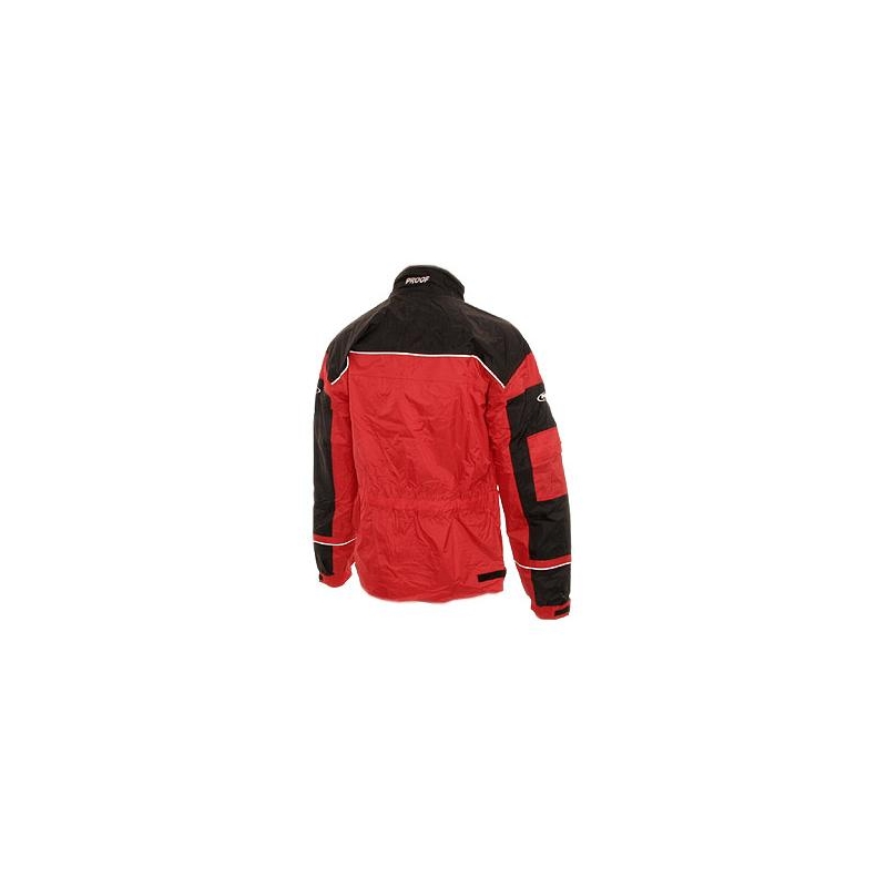 Moto bunda nepromokavá Proof Type I červená 4 XL