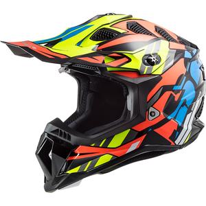 Motocross Helm LS2 MX700 Subverter Rascal schwarz-fluo orange