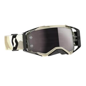 Motocross-Schutzbrille SCOTT Prospect CH camo beige-schwarz-silber