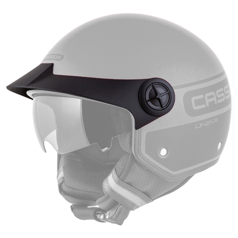 Cassida Handy Plus Linear Open Motorradhelm rot-schwarz