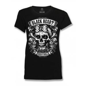 Women's Black Heart Miss Murder T-shirt schwarz