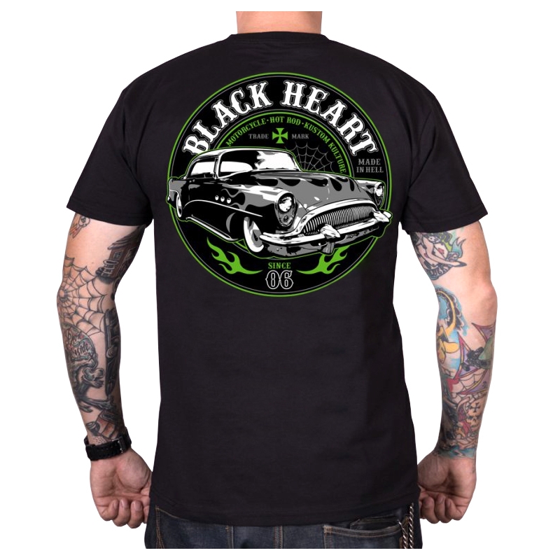 Pánské triko Black Heart Monster černé