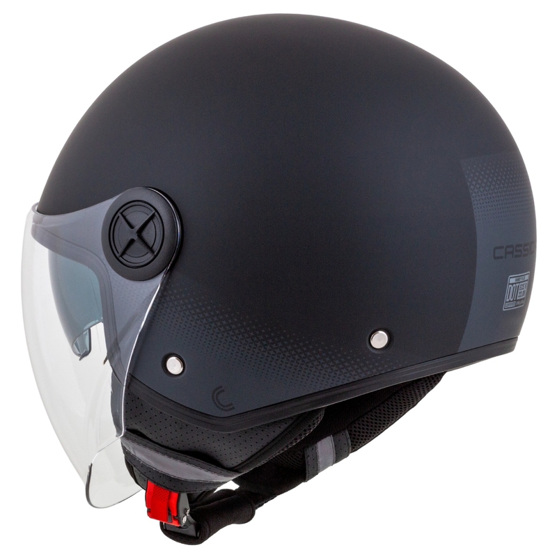 Cassida Handy Plus offener Motorradhelm schwarz-grau