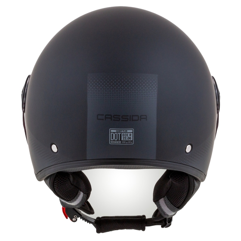 Cassida Handy Plus offener Motorradhelm schwarz-grau
