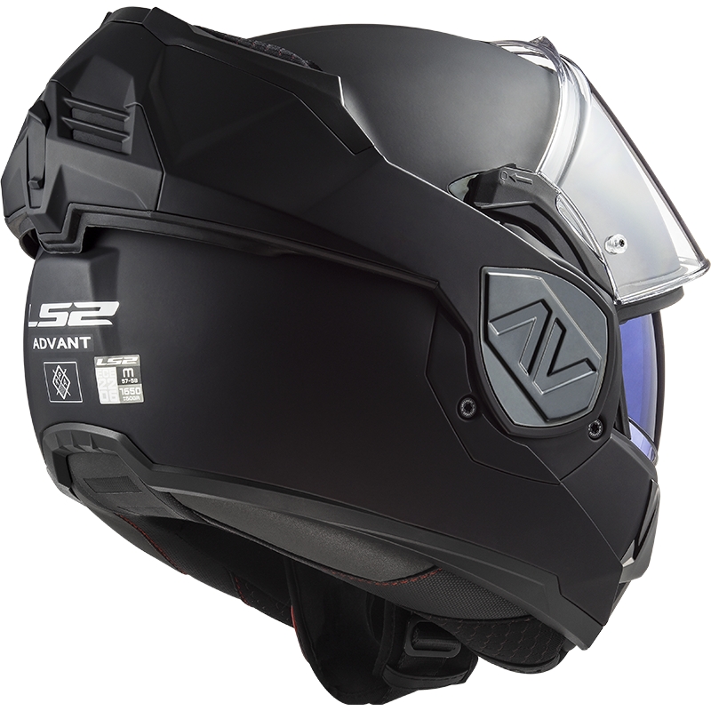 Klapphelm Motorrad LS2 FF906 Advant Solid schwarz matt